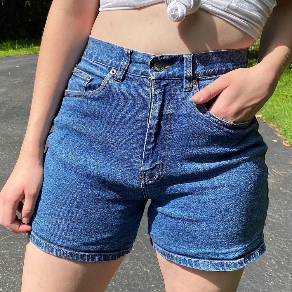 Vintage Bill Blass High Waisted Denim Shorts